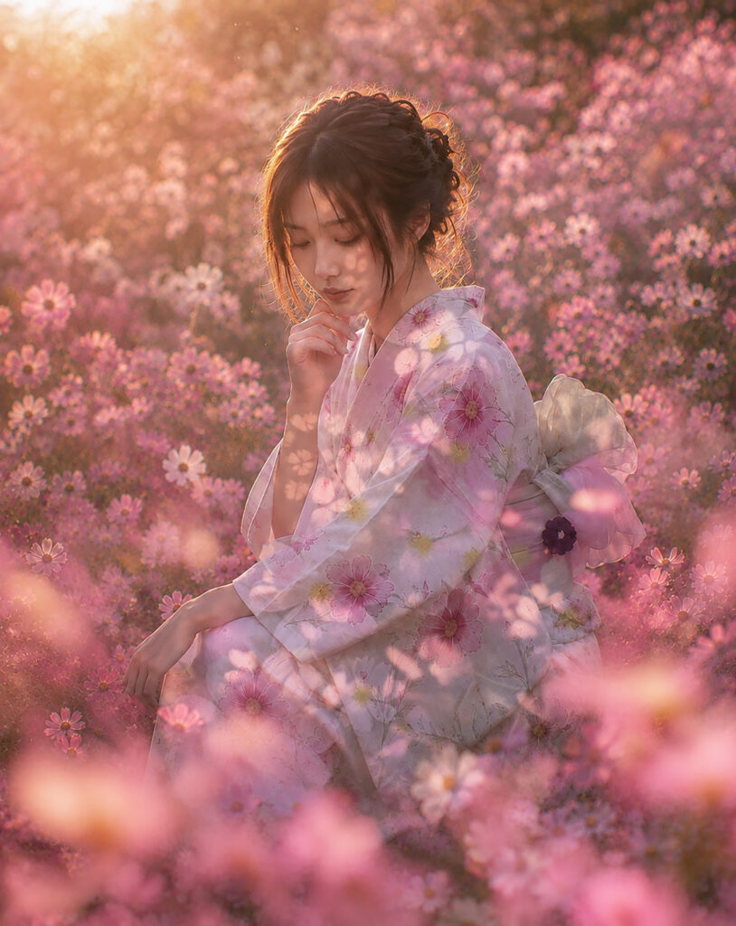 gaze of blossoms